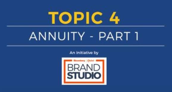 Video (Topic 4 - Annuity Part 1)