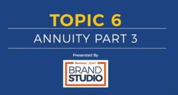 Video (Topic 6 - Annuity Part 3)